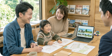 土地を探すところから、一緒に。