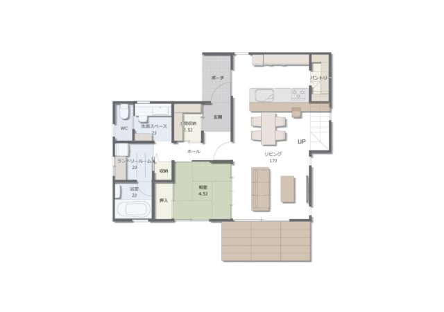 収納充実で整う子育て世帯にやさしい間取り