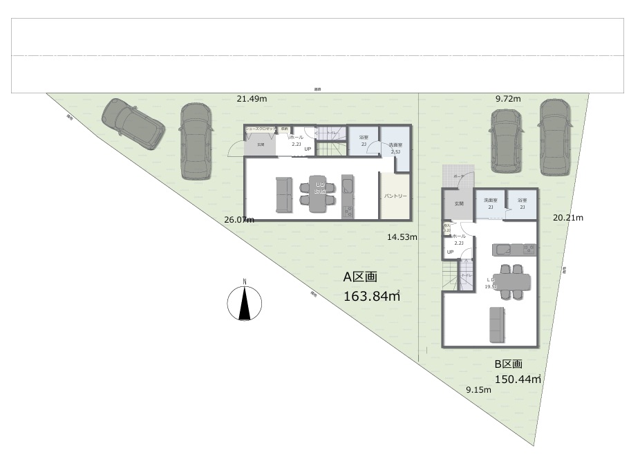 【第Ⅰ期全2区画】松田町松田惣領分譲地