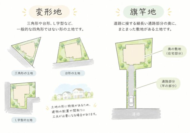 変形地でも理想の家は建てられる?